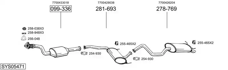 BOSAL SYS05471