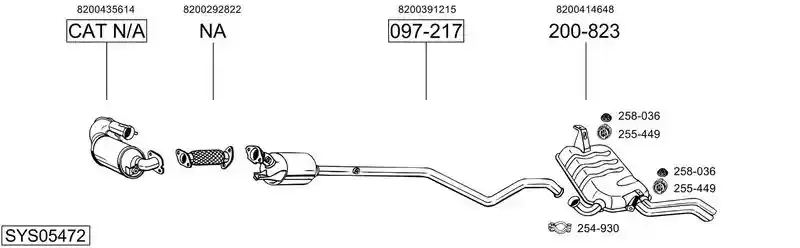 BOSAL SYS05472