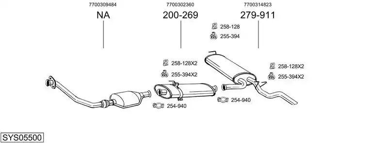 BOSAL SYS05500