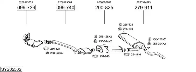 BOSAL SYS05505