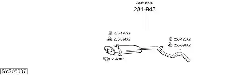 BOSAL SYS05507