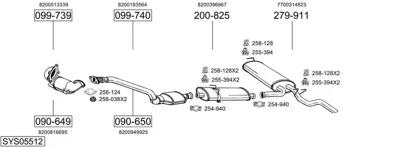 BOSAL SYS05512