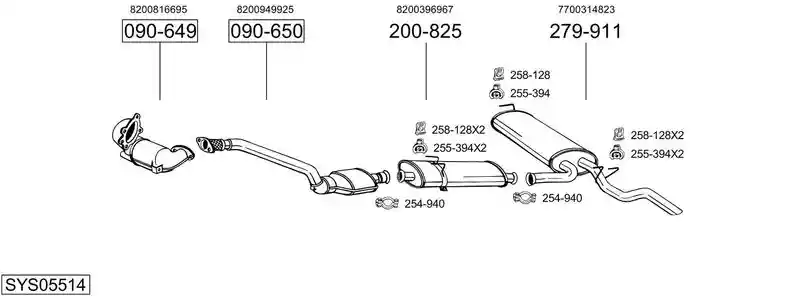 BOSAL SYS05514