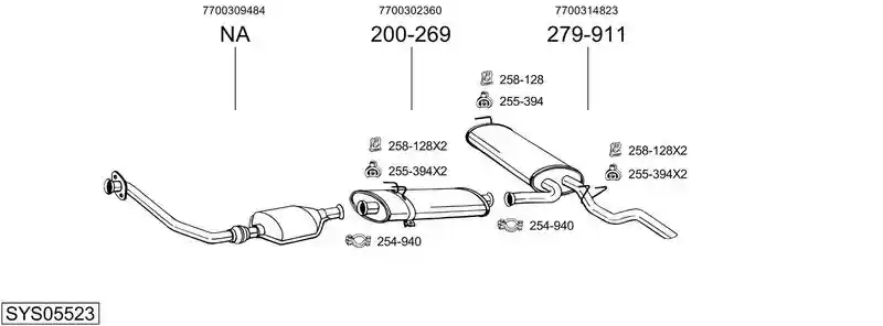BOSAL SYS05523