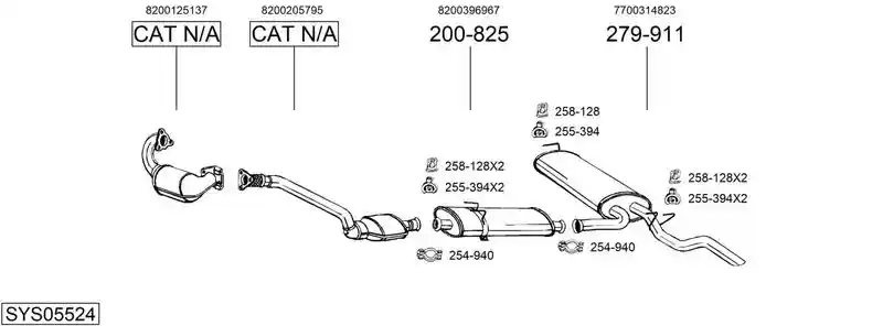 BOSAL SYS05524