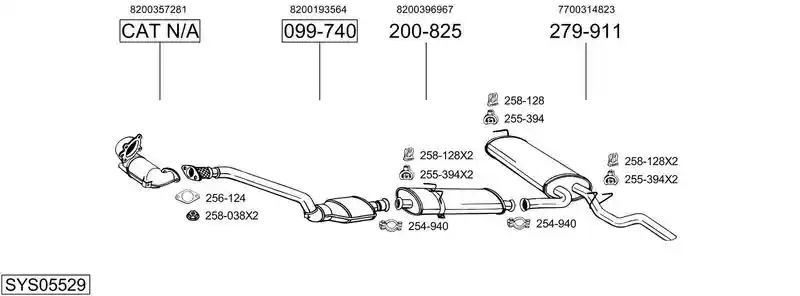 BOSAL SYS05529