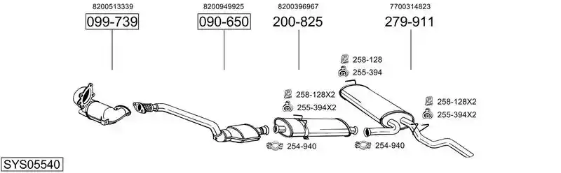 BOSAL SYS05540