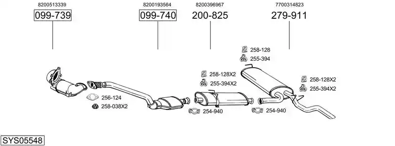 BOSAL SYS05548
