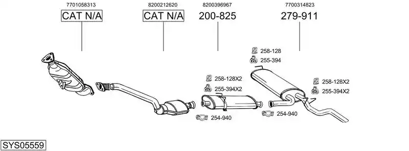 BOSAL SYS05559