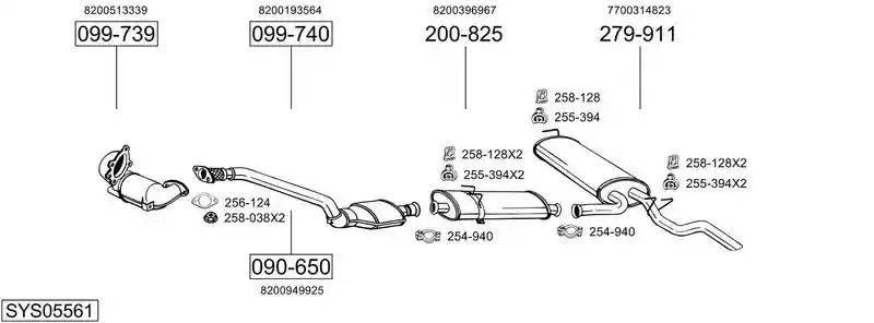 BOSAL SYS05561
