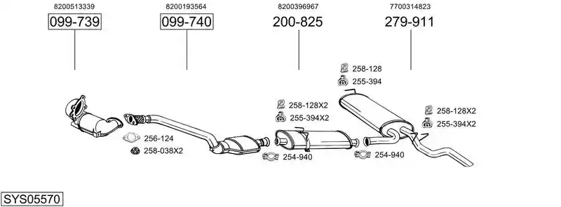 BOSAL SYS05570