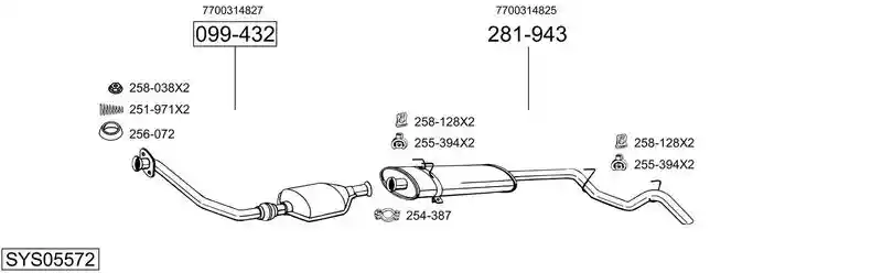 BOSAL SYS05572