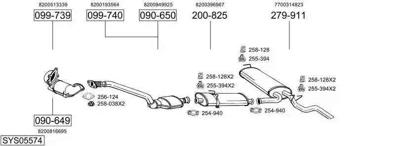 BOSAL SYS05574