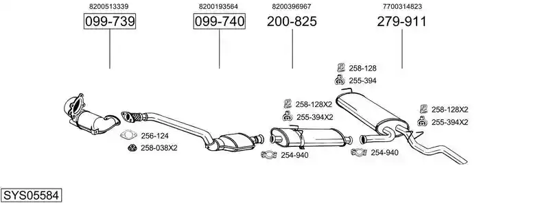 BOSAL SYS05584