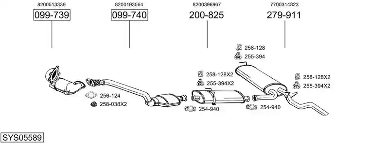 BOSAL SYS05589