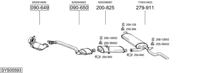 BOSAL SYS05593