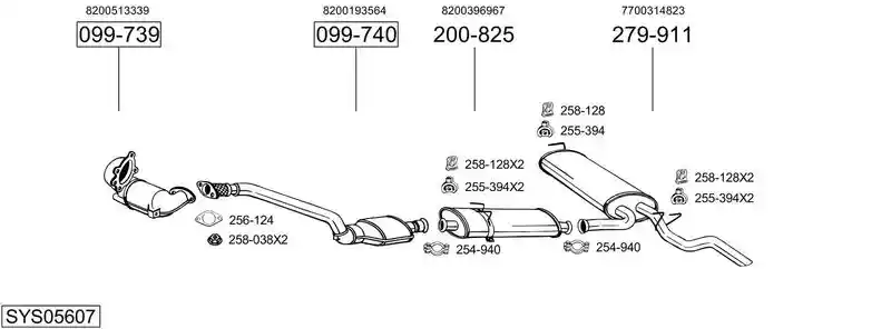 BOSAL SYS05607