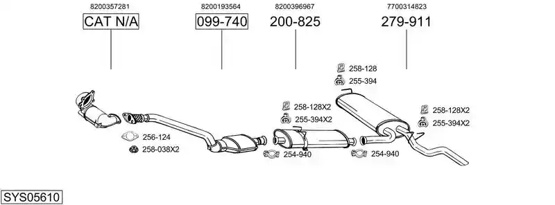 BOSAL SYS05610