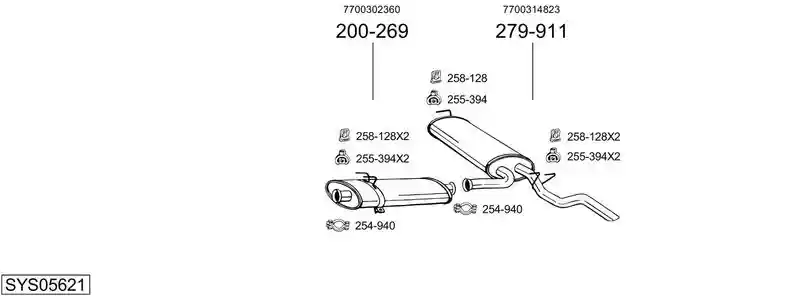 BOSAL SYS05621