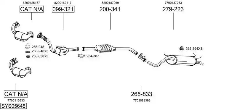 BOSAL SYS05645