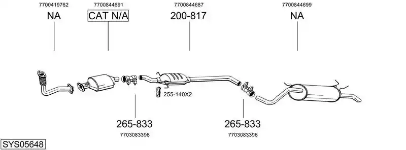 BOSAL SYS05648