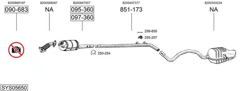 BOSAL SYS05650