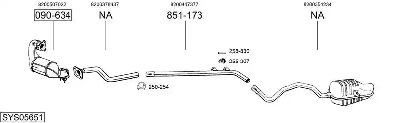 BOSAL SYS05651