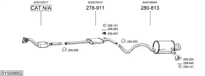 BOSAL SYS05652