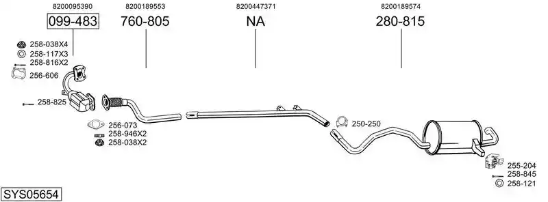 BOSAL SYS05654