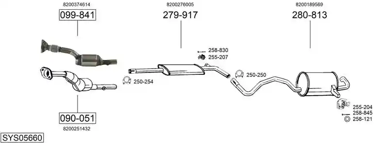 BOSAL SYS05660