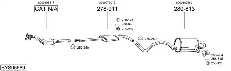 BOSAL SYS05669