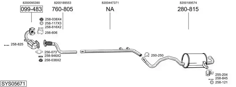 BOSAL SYS05671