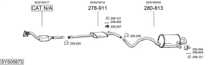 BOSAL SYS05673