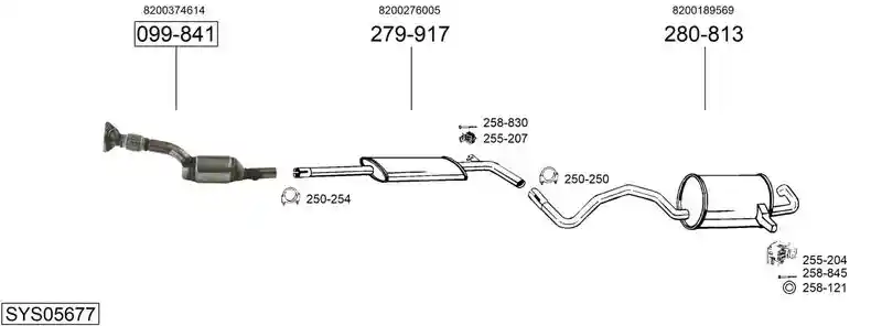 BOSAL SYS05677