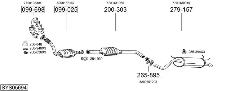 BOSAL SYS05694