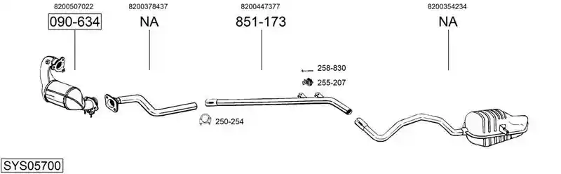 BOSAL SYS05700