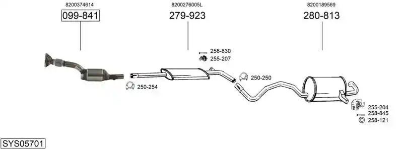 BOSAL SYS05701