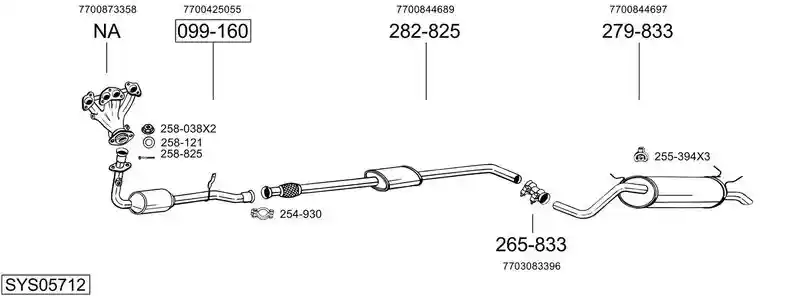BOSAL SYS05712
