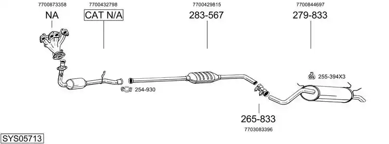 BOSAL SYS05713