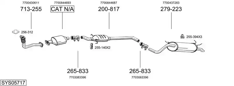BOSAL SYS05717