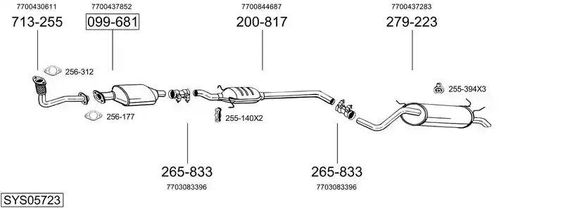 BOSAL SYS05723
