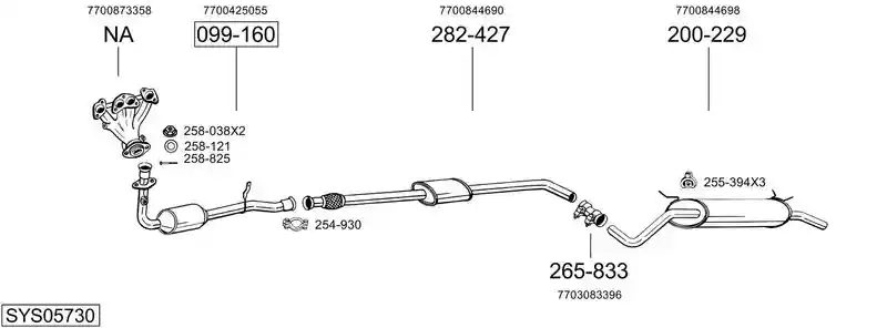 BOSAL SYS05730