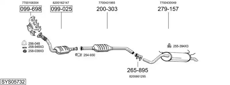 BOSAL SYS05732