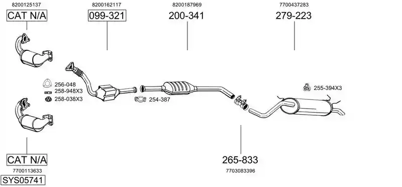 BOSAL SYS05741