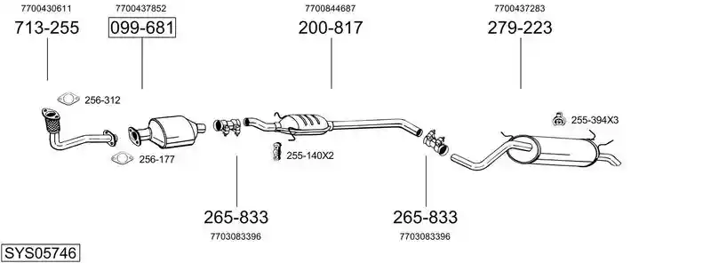 BOSAL SYS05746