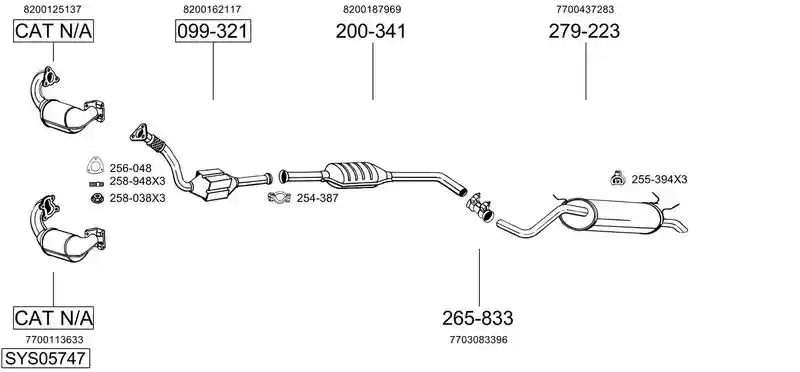 BOSAL SYS05747