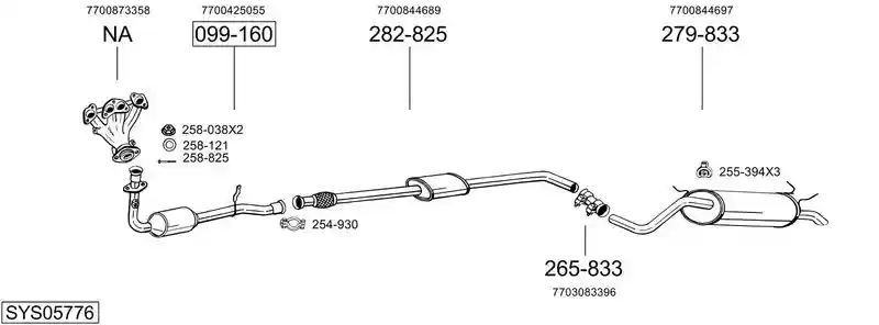 BOSAL SYS05776