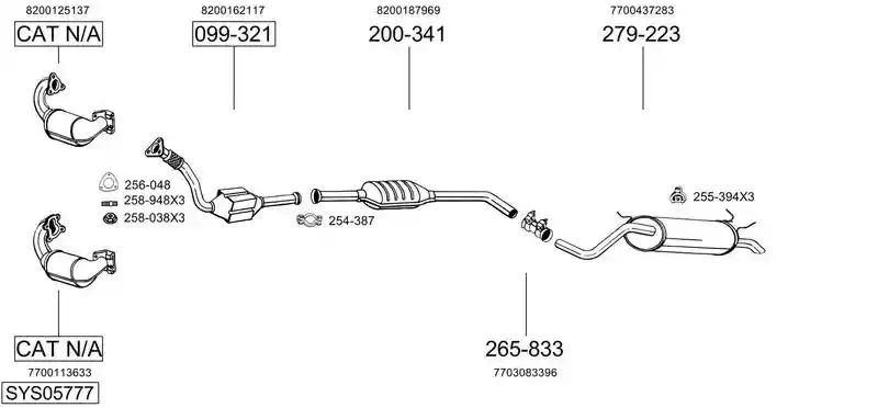 BOSAL SYS05777