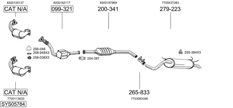 BOSAL SYS05784