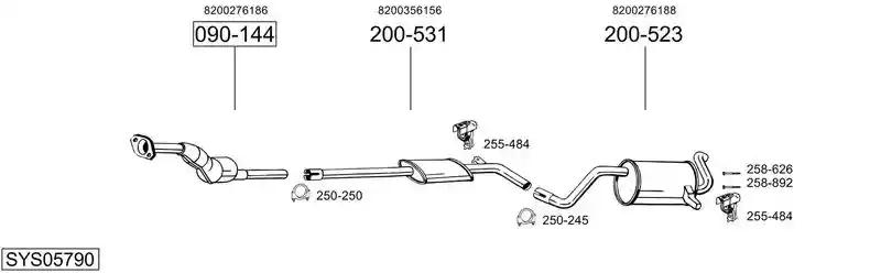 BOSAL SYS05790